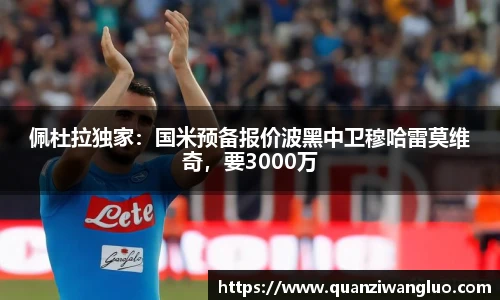 佩杜拉独家：国米预备报价波黑中卫穆哈雷莫维奇，要3000万